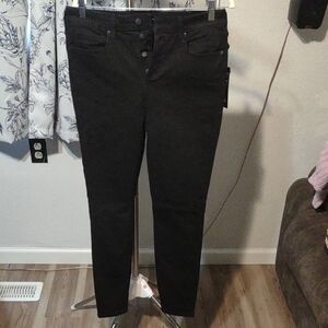 True Religion Black High Rise Jeans Slim Fit